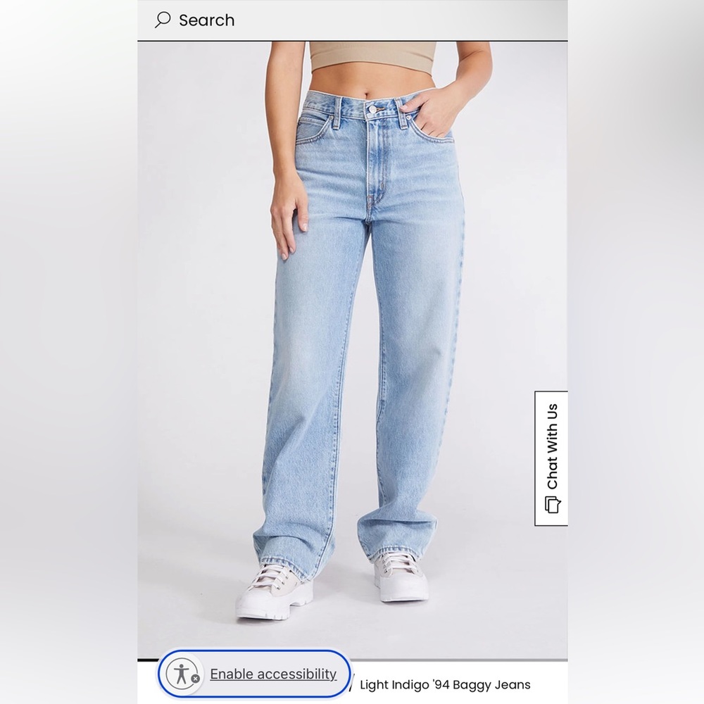 Levi's Light Indigo '94 Baggy Jeans